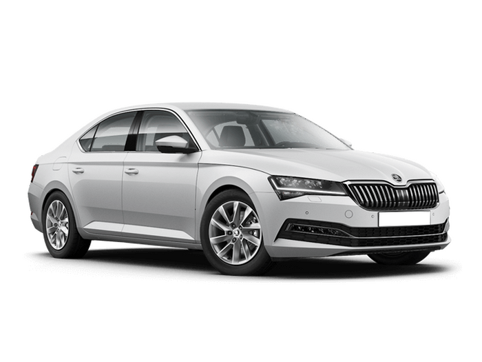 Skoda Superb Белый металлик Moon